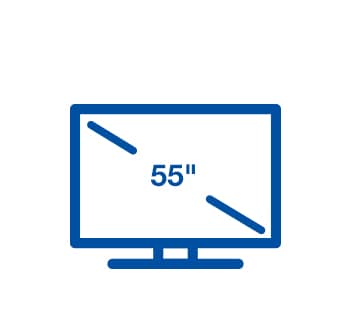 55 TVs